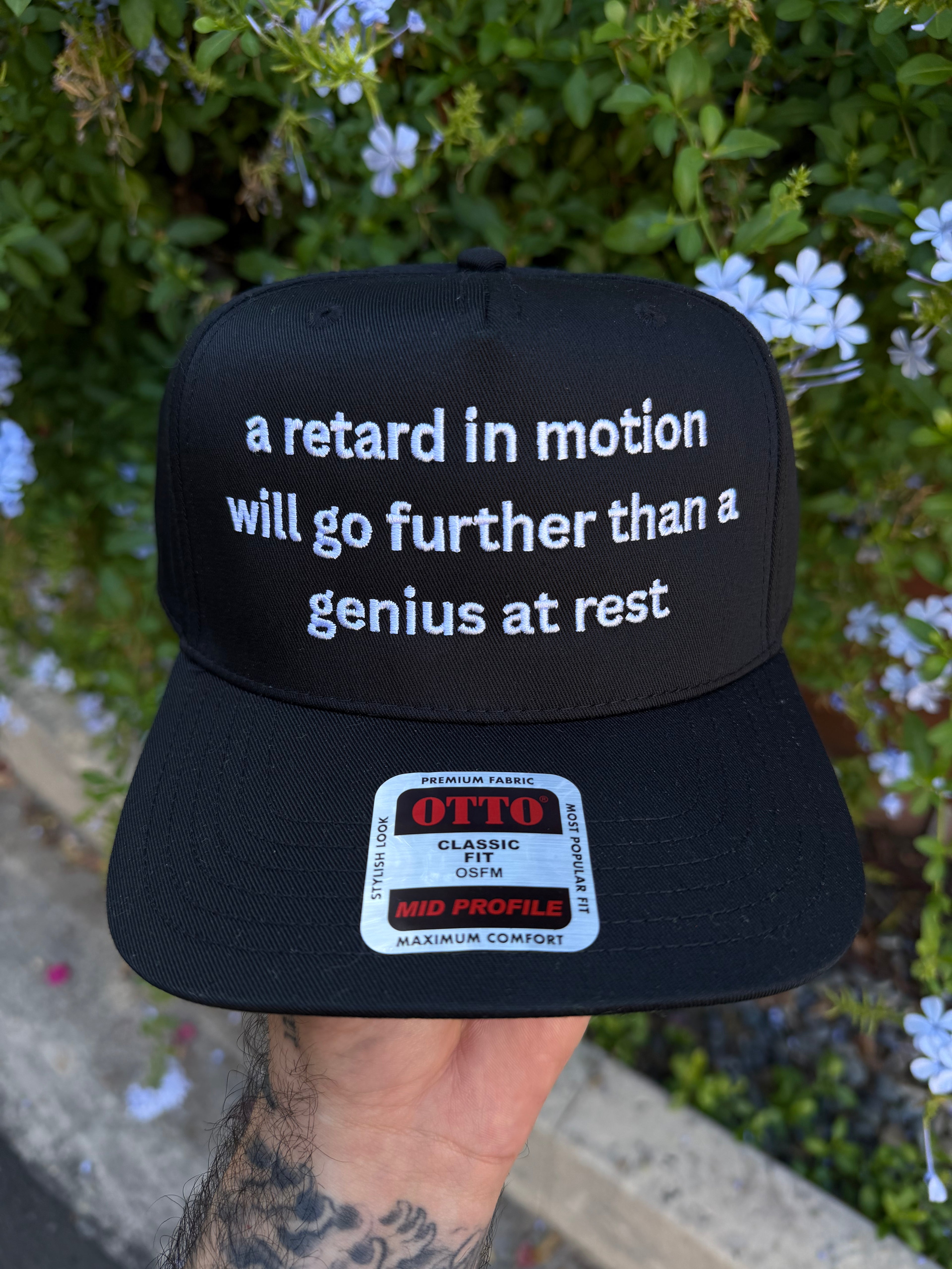 a retard in motion hat